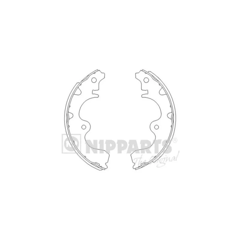 Jeu de mâchoires de frein NIPPARTS J3502047