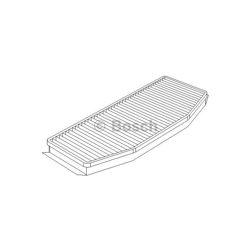 Filtre, air de l'habitacle BOSCH 1 987 431 008