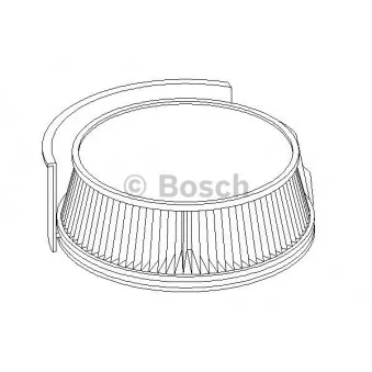Filtre, air de l'habitacle BOSCH 1 987 431 104