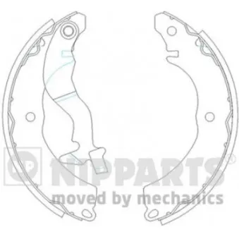 Jeu de mâchoires de frein NIPPARTS J3505038