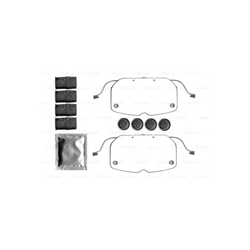 Kit d'accessoires, plaquette de frein à disque BOSCH 1 987 474 740
