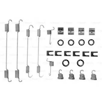 Kit d'accessoires, mâchoire de frein BOSCH 1 987 475 173
