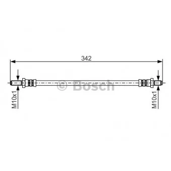 Flexible de frein BOSCH 1 987 481 348