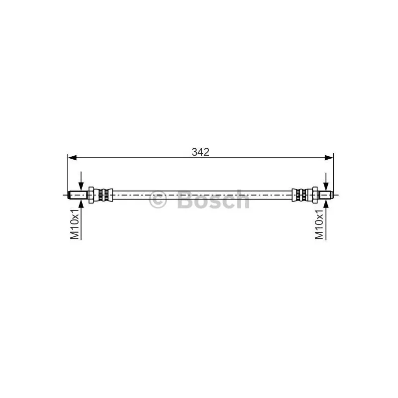 Flexible de frein BOSCH 1 987 481 348