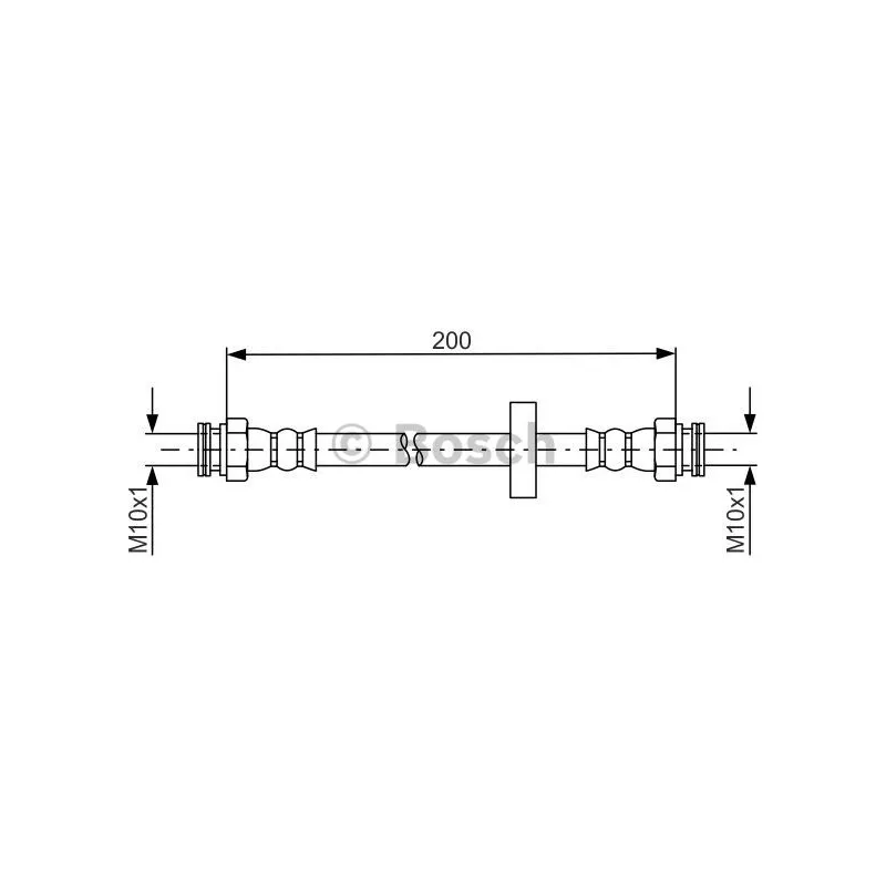 Flexible de frein BOSCH 1 987 481 670