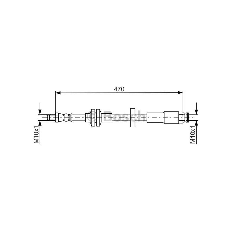 Flexible de frein BOSCH 1 987 481 672