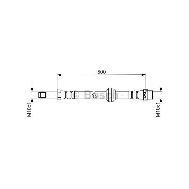 Flexible de frein BOSCH 1 987 481 676
