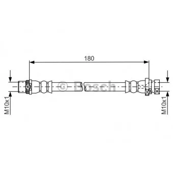 Flexible de frein BOSCH 1 987 481 682