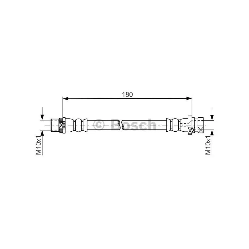 Flexible de frein BOSCH 1 987 481 682
