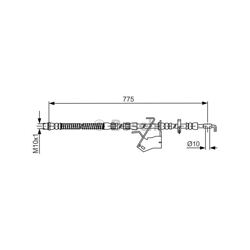 Flexible de frein BOSCH 1 987 481 685