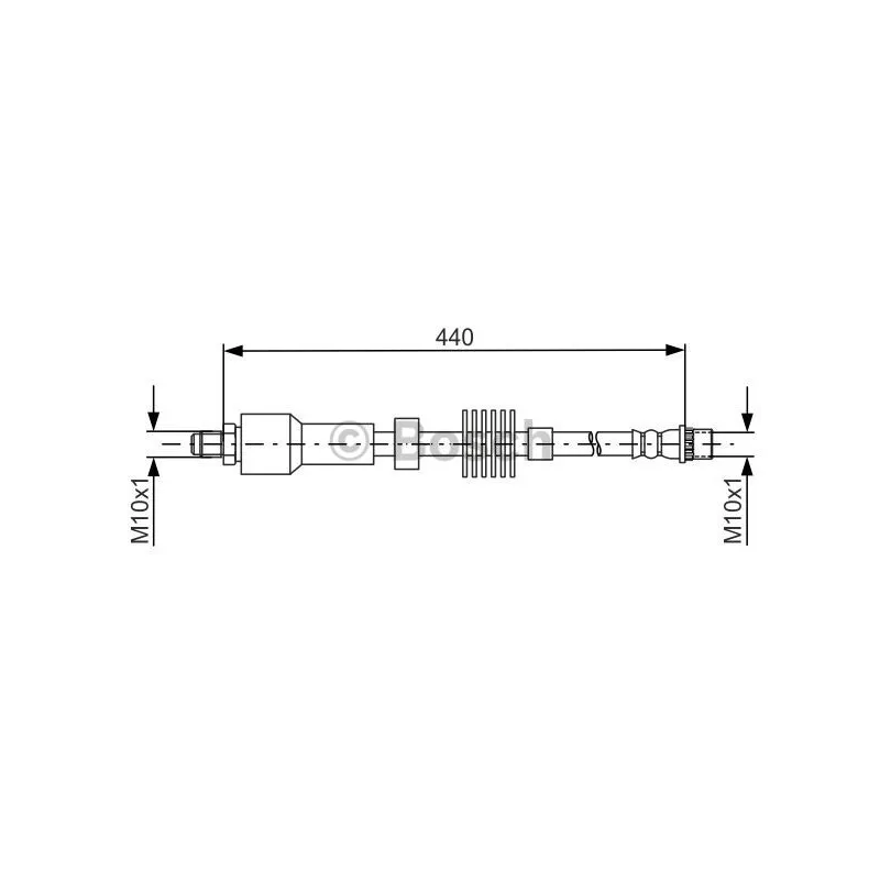 Flexible de frein BOSCH 1 987 481 688