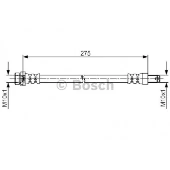 Flexible de frein BOSCH 1 987 481 704
