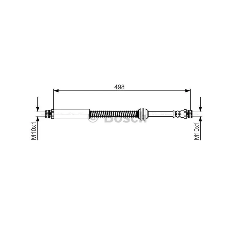 Flexible de frein BOSCH 1 987 481 711