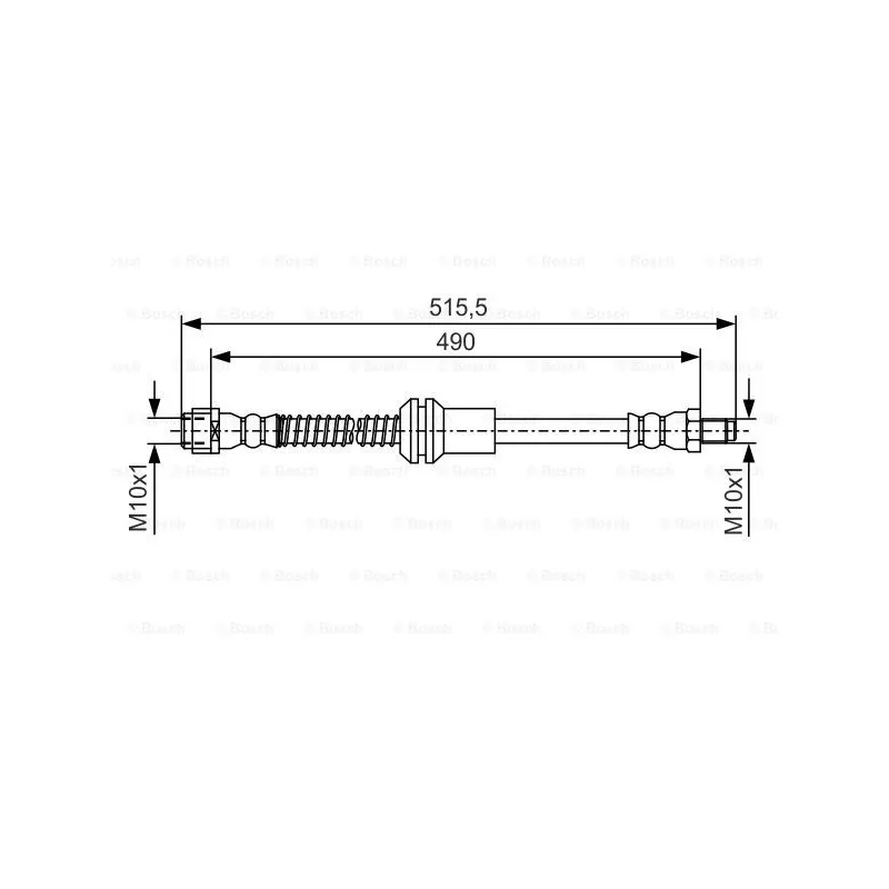 Flexible de frein BOSCH 1 987 481 721