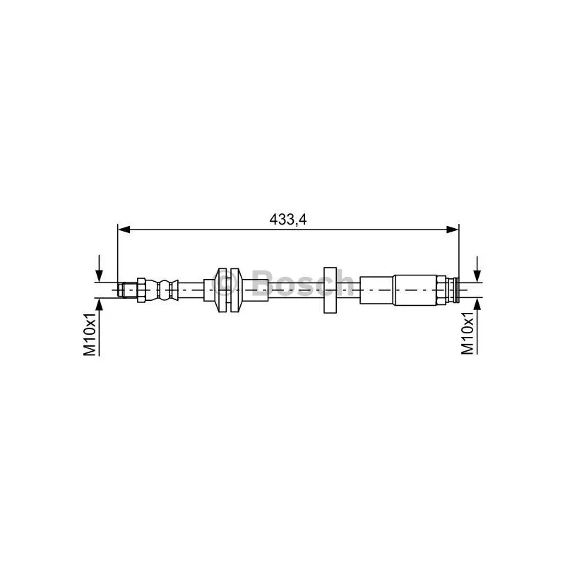 Flexible de frein BOSCH 1 987 481 726
