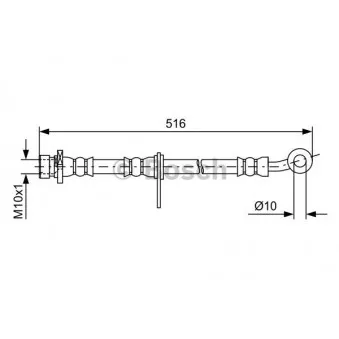Flexible de frein BOSCH 1 987 481 729