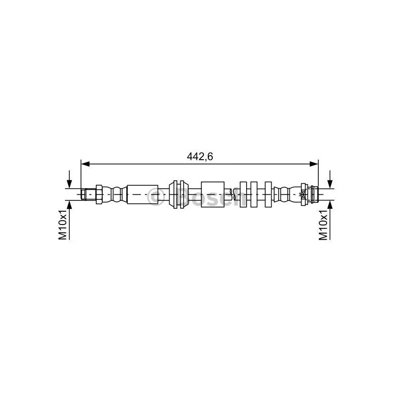 Flexible de frein BOSCH 1 987 481 732