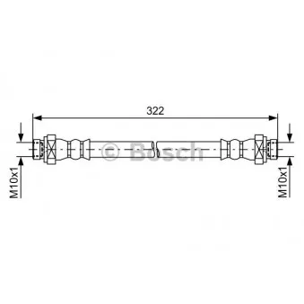 Flexible de frein BOSCH 1 987 481 735
