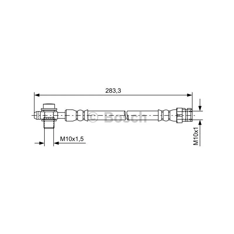 Flexible de frein BOSCH 1 987 481 736