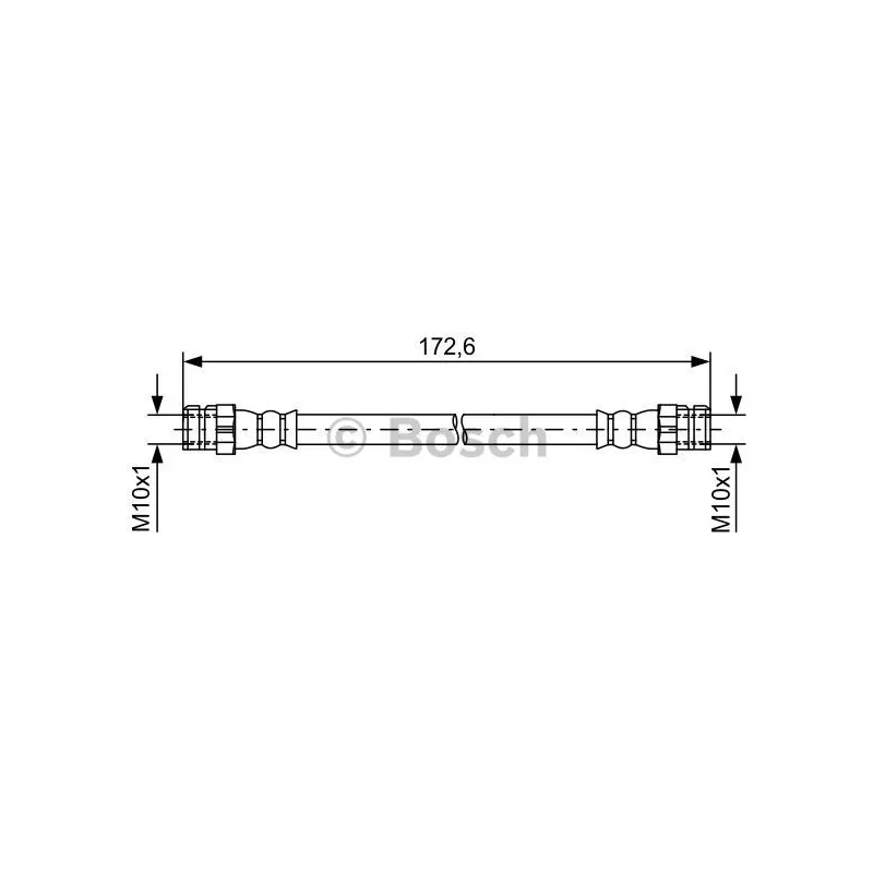 Flexible de frein BOSCH 1 987 481 737