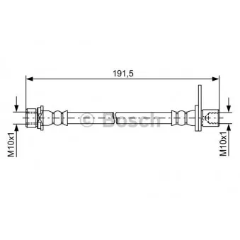 Flexible de frein BOSCH 1 987 481 738