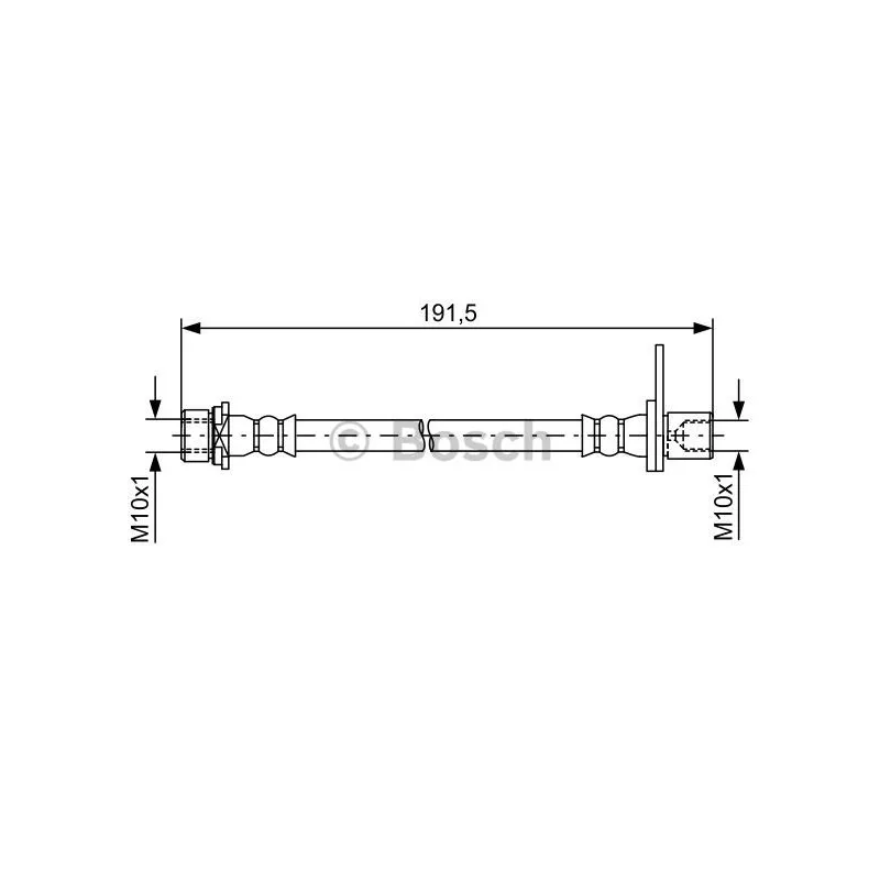 Flexible de frein BOSCH 1 987 481 738