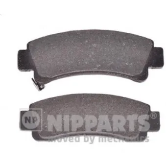 Jeu de 4 plaquettes de frein arrière NIPPARTS J3611025