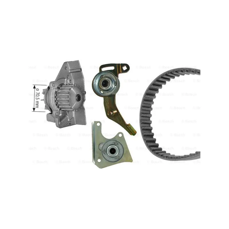 Pompe à eau + kit de courroie de distribution BOSCH 1 987 946 436
