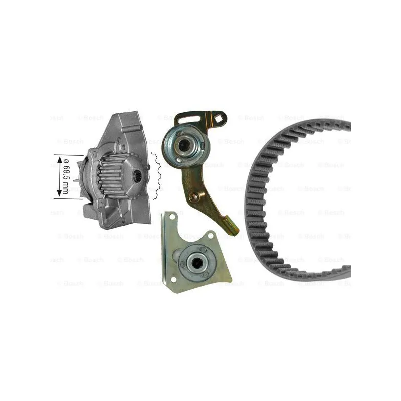 Pompe à eau + kit de courroie de distribution BOSCH 1 987 946 437