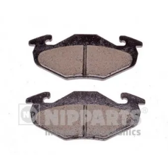 Jeu de 4 plaquettes de frein arrière NIPPARTS