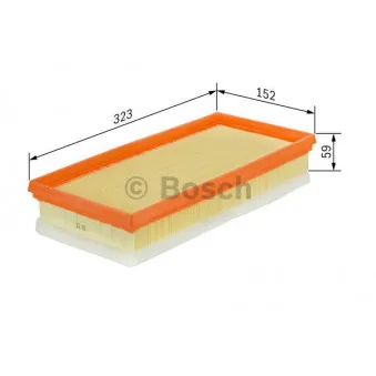 Filtre à air BOSCH F 026 400 108