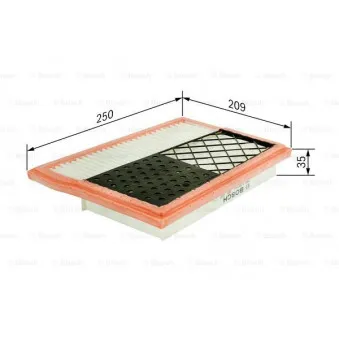 Filtre à air BOSCH F 026 400 215