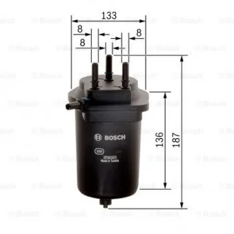 Filtre à carburant BOSCH F 026 402 074