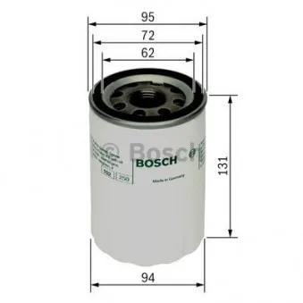 Filtre à huile BOSCH F 026 407 084