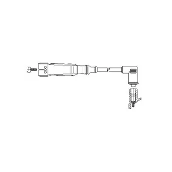 Câble d'allumage BREMI 108/75