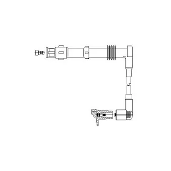 Câble d'allumage BREMI 113/80