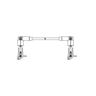 Câble d'allumage BREMI 114/75