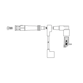 Câble d'allumage BREMI 127/65