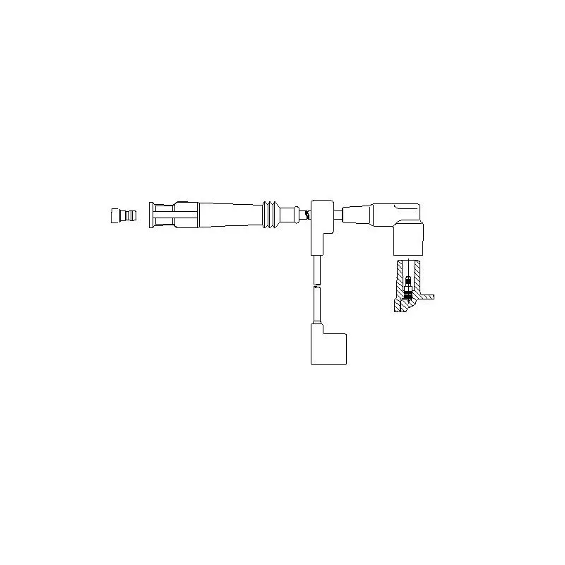 Câble d'allumage BREMI 128/65