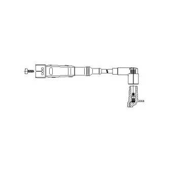 Câble d'allumage BREMI 151/85
