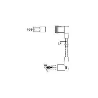 Câble d'allumage BREMI 1A12E43
