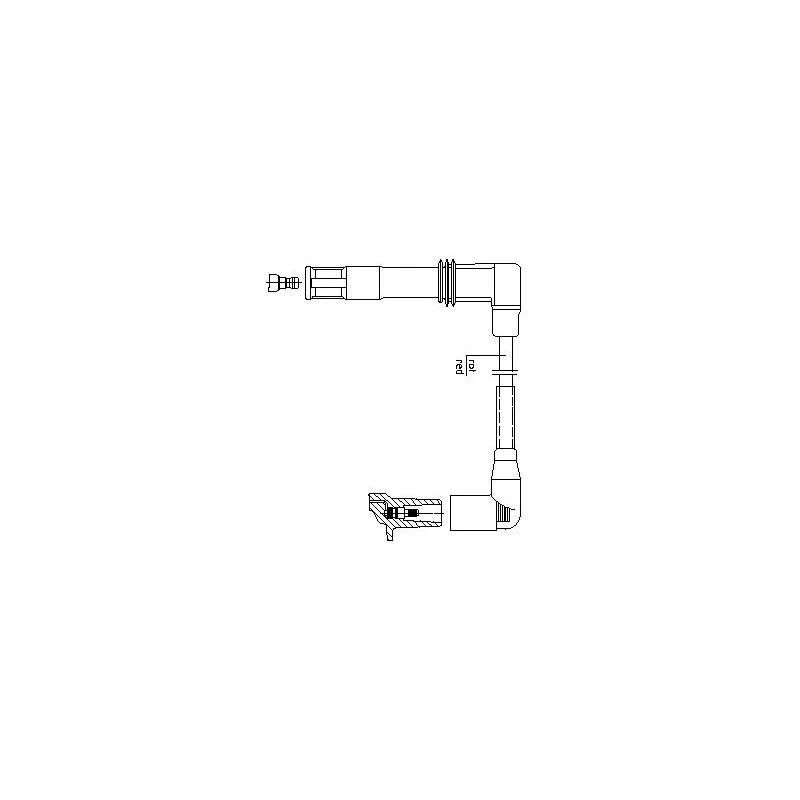 Câble d'allumage BREMI 1A12E43