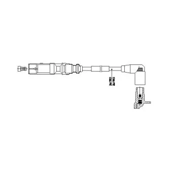 Câble d'allumage BREMI 1A22E26