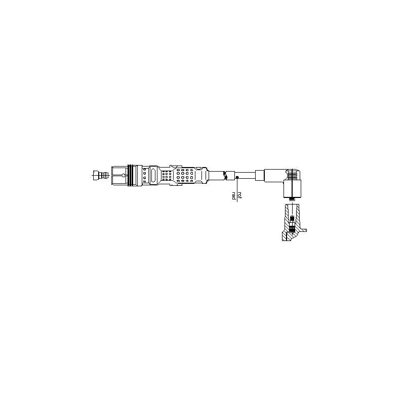 Câble d'allumage BREMI 1A24E86