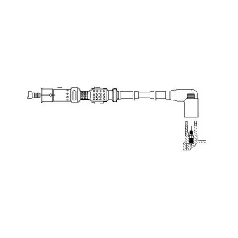 Câble d'allumage BREMI 1A28F85