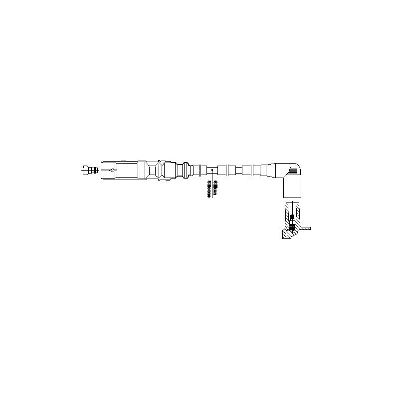 Câble d'allumage BREMI 1A32H61