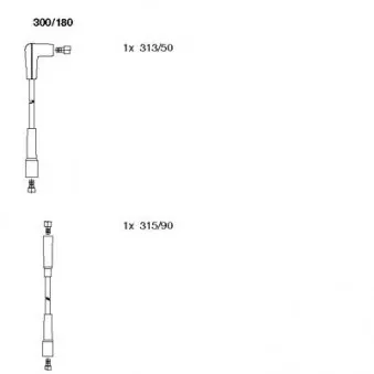 Kit de câbles d'allumage BREMI