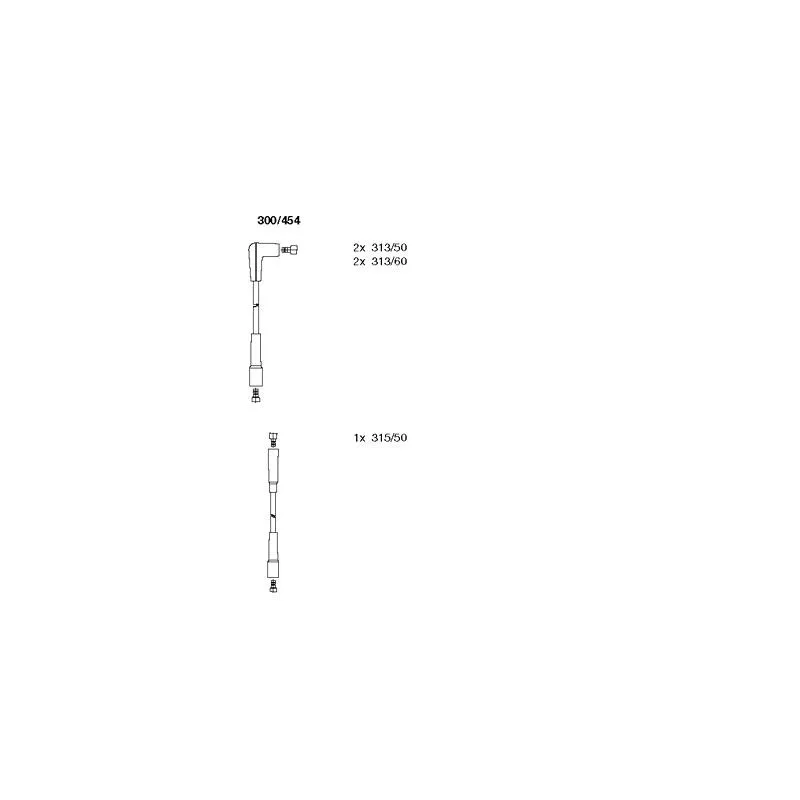 Kit de câbles d'allumage BREMI 300/454