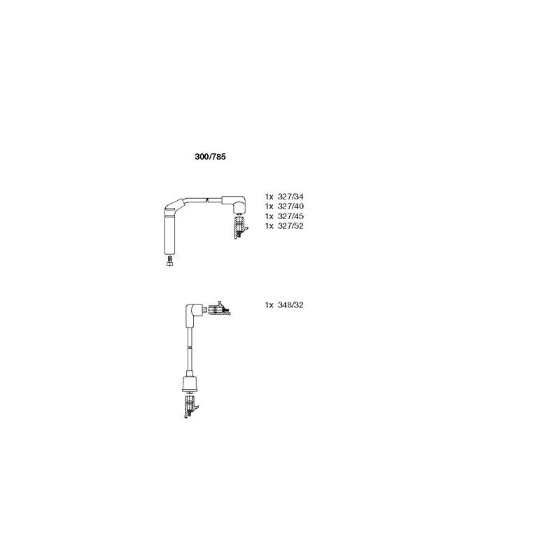 Kit de câbles d'allumage BREMI 300/785