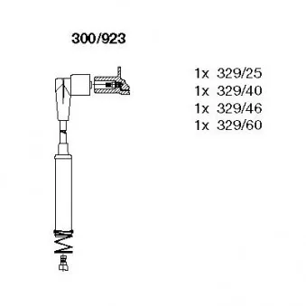 Kit de câbles d'allumage BREMI 300/923